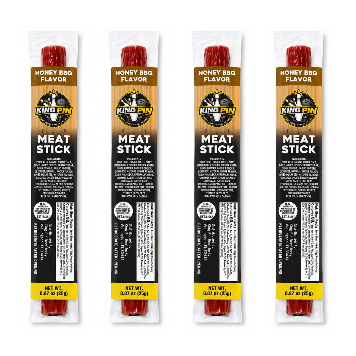 4 Pack - Honey BBQ